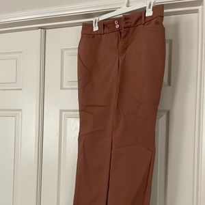 Cinnamon color work slacks